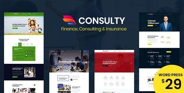 Consulty - Business Finance WordPress Theme