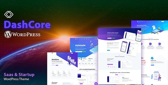 DashCore - Startup & Software WordPress Theme