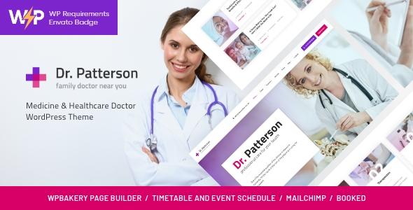 Dr.Patterson - Medical & Healthcare Doctor WordPress Theme