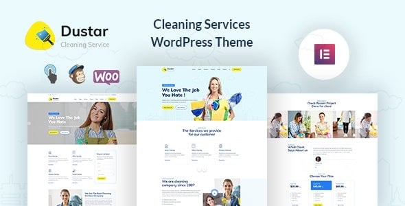 Dustar Cleaning Services WordPress Theme