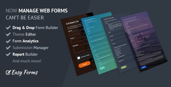 Easy Forms Advanced Form Builder and Managers