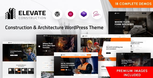 Elevate - Construction WordPress Theme