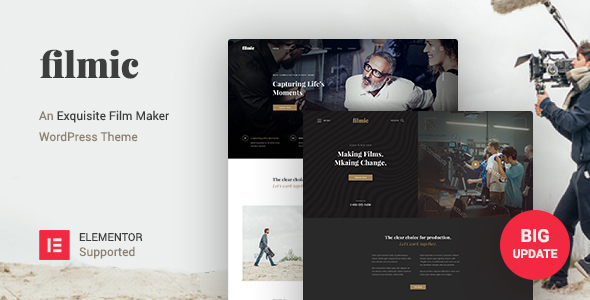 Filmic - Movie Studio & Film Maker WordPress Theme