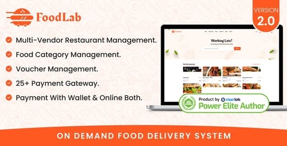 FoodLab On demand Food Delivery System