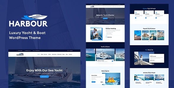 Harbour Luxury Yacht & Boat WordPress Theme