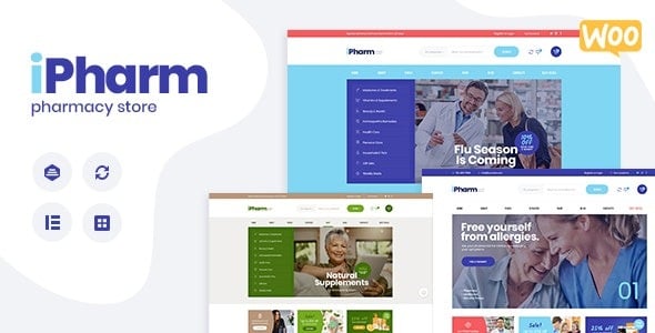 IPharm - Online Pharmacy & Medical WordPress Theme