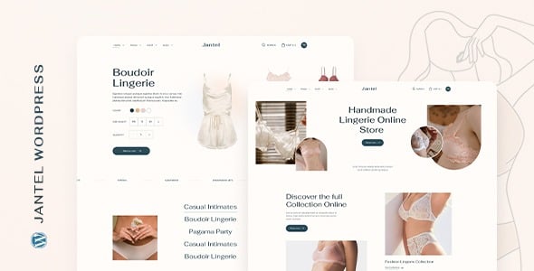 Jantel - Lingerie & Fashion Store WordPress Theme