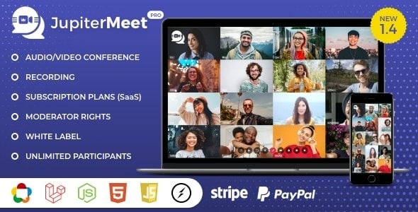 JupiterMeet Pro - White Label Video Conference