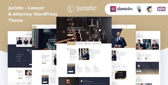 Juristic Lawyer & Attorney WordPress Theme