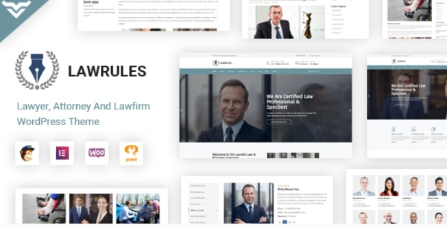 Lawrules - Lawyer WordPress Theme