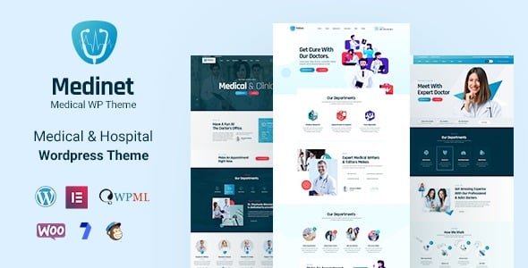 Medinet - Medical and Health WordPress Theme +RTL