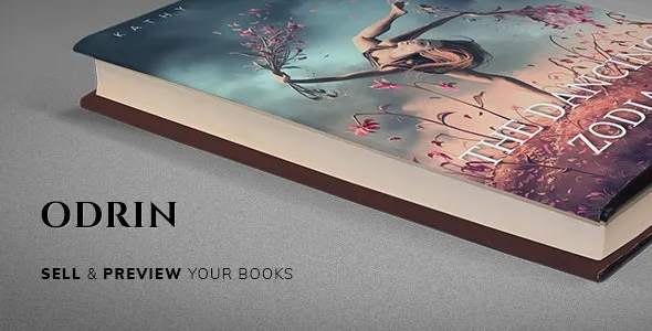 Odrin Book Selling WordPress Theme for Writers and Authors