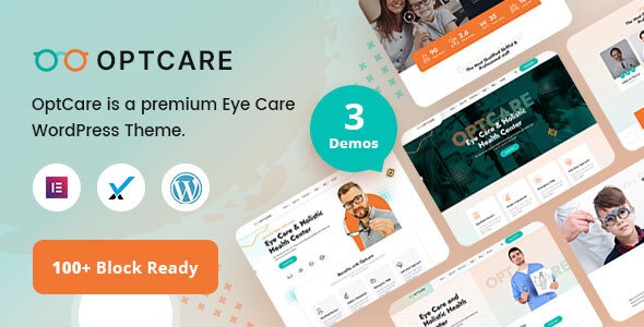 Optcare - Eye Care WordPress Theme + RTL