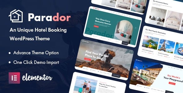 Parador Hotel Booking WordPress Theme