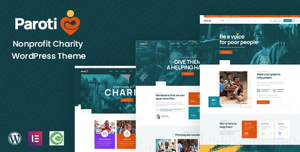 Paroti Nonprofit Charity WordPress Theme