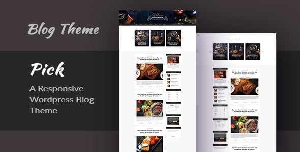 Pick - A Responsive WordPress Blog Theme