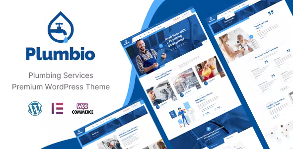 Plumbio Plumbing Services WordPress Theme