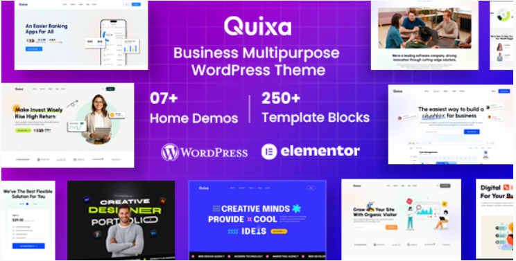 Quixa Creative Business WordPress Theme