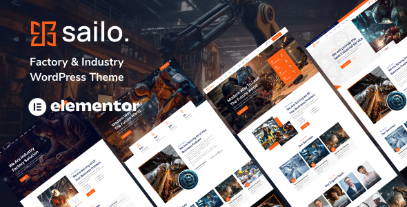 Sailo - Factory & Industry WordPress Theme