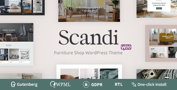 Scandi Decor & Furniture Shop WooCommerce Theme