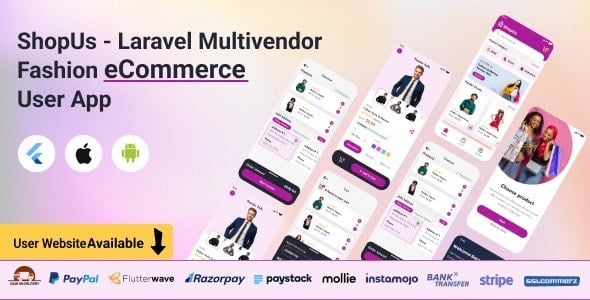 ShopUs - Laravel Multivendor Fashion eCommerce Website