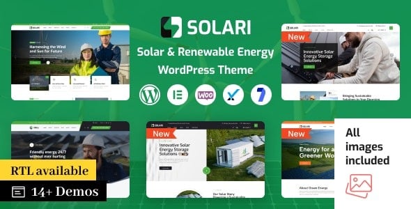 Solari Ecology & Solar Energy WordPress Theme