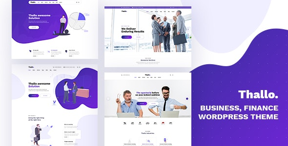 Thallo Consulting & Finance WordPress Theme