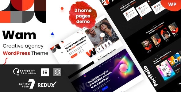 Wam Creative Agency WordPress Theme