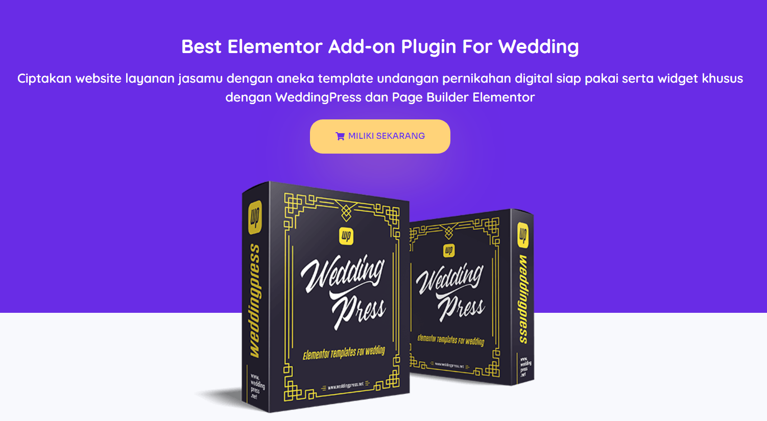 Weddingpress Elementor Templates for Wedding Invitation