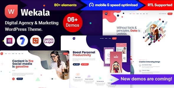 Wekala - Digital Agency & Marketing Theme