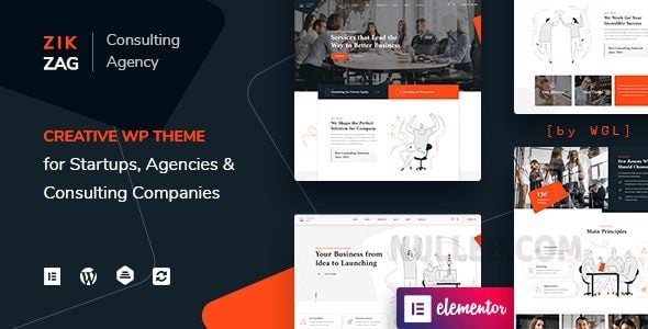 ZikZag Consulting & Agency WordPress Theme