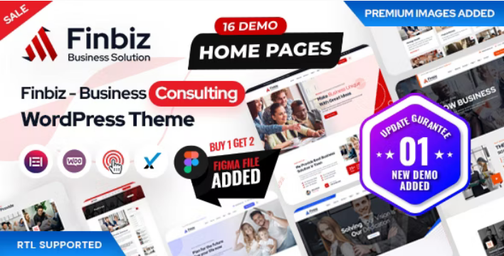 Finbiz - Consulting Business WordPress Theme