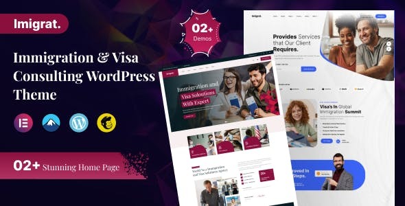 Imigrat - Immigration & Visa Consulting WordPress Theme