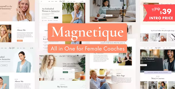 Magnetique Coaching Online Courses WordPress