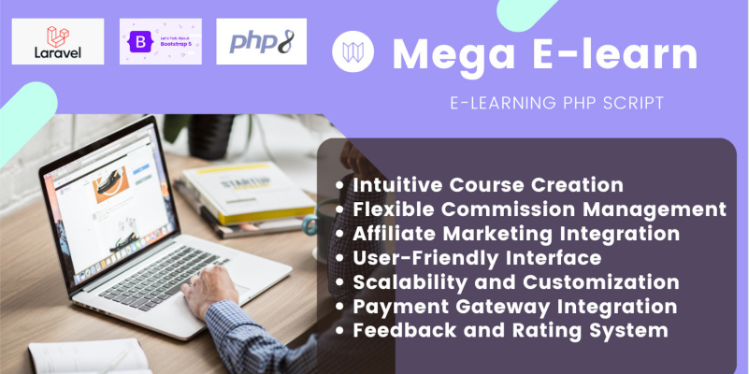 Mega E-Learn - E-Learning PHP Script