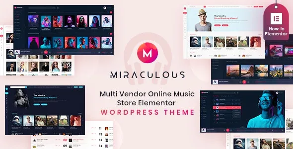 Miraculous - Online Music Store WordPress Theme