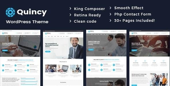 Quincy Business Consulting WordPress Theme