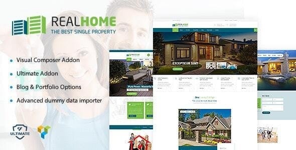 Single Property Real Estate WordPress Theme