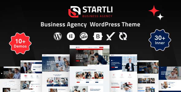 Startli Elementor Business Consulting WordPress Theme + RTL