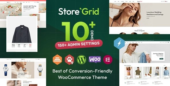 StoreGrid - Fashion & Multipurpose WooCommerce Theme