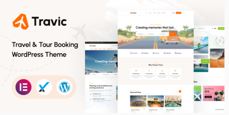 Travic Tour & Travels Agency WordPress Theme