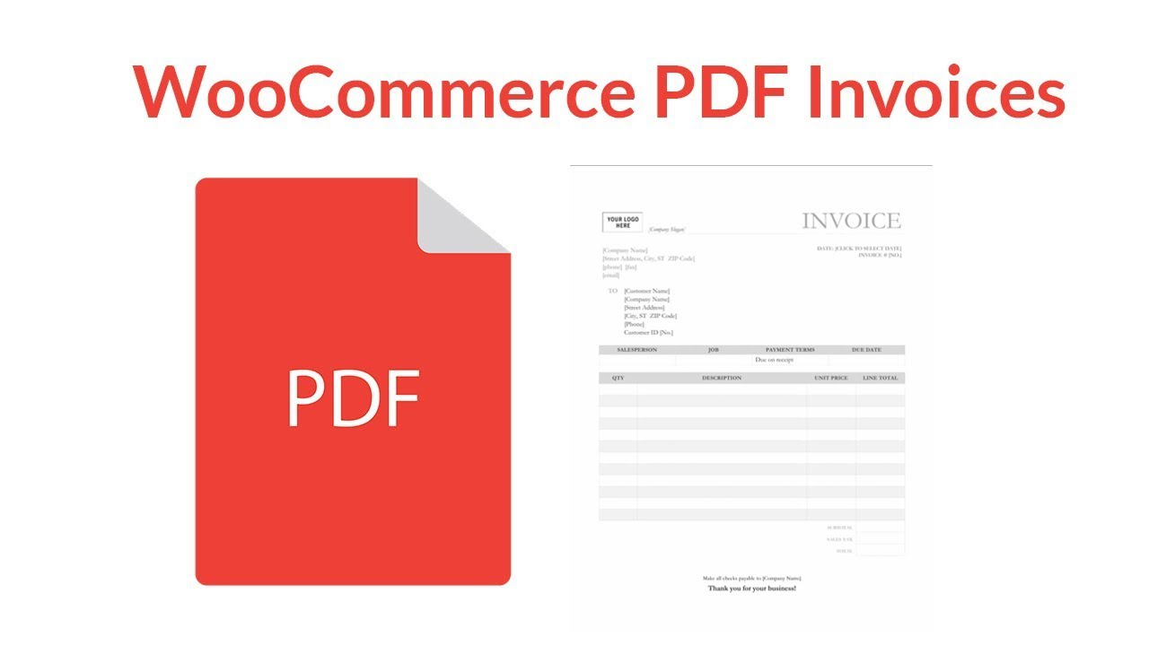 WooCommerce PDF Invoices