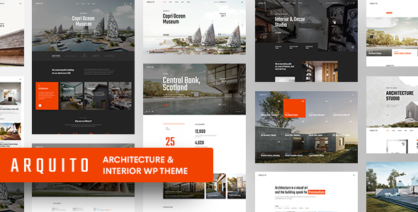 Arquito3D Architecture & Interior WordPress Theme