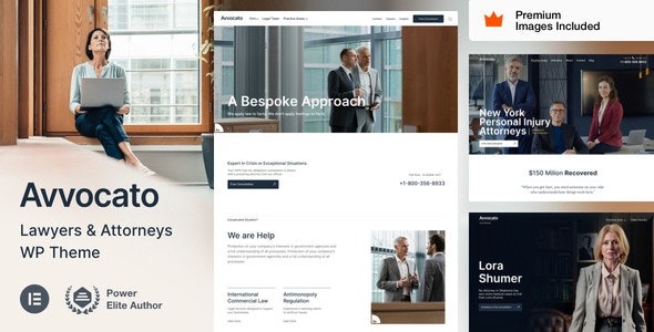 Avvocato - Law Firm WordPress Theme