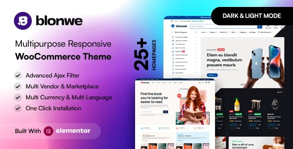 Blonwe - Multipurpose WooCommerce Theme