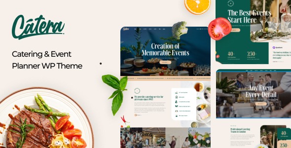 Catera - Catering & Event Planner WordPress Theme