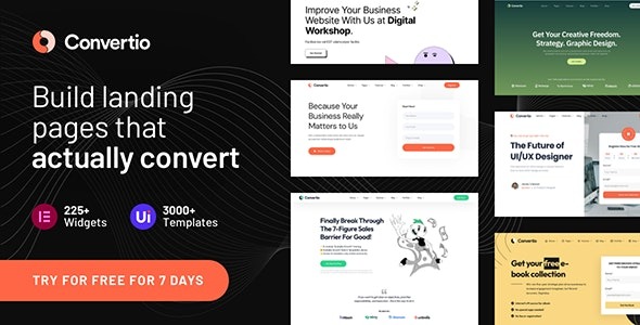 Convertio - Conversion Optimized Landing Page Theme