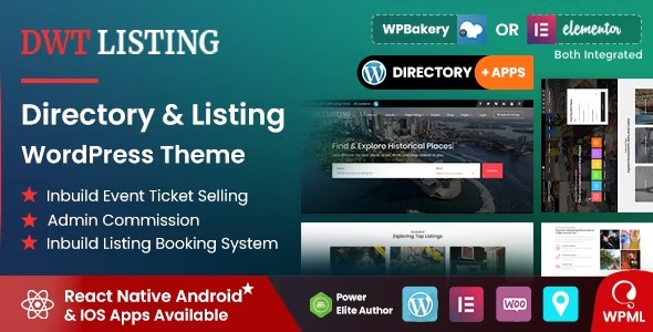 DWT Listing - Directory & Listing WordPress Theme