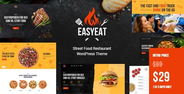 EasyEat - Street Food Restaurant WordPress Theme