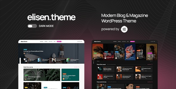 Elisen - Blog & Magazine WordPress Theme